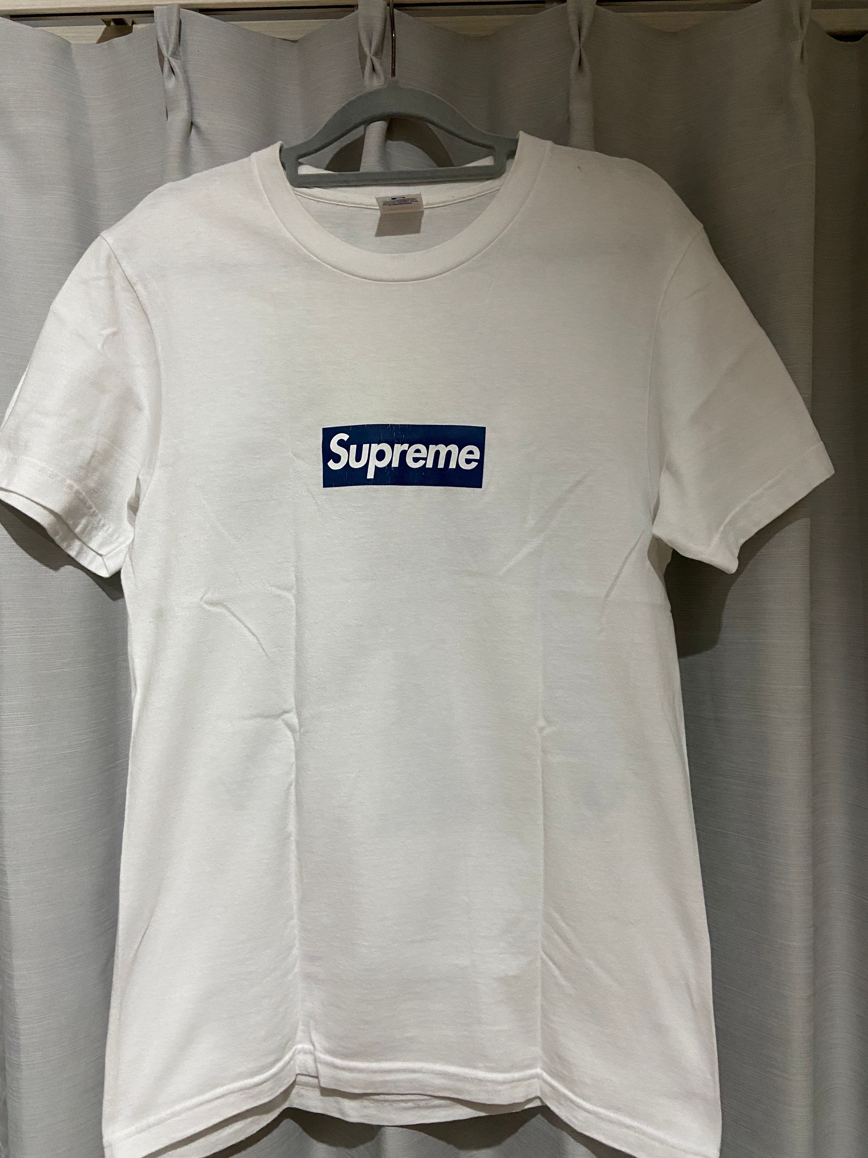 Supreme New York Yankees Box Logo Tee "White"