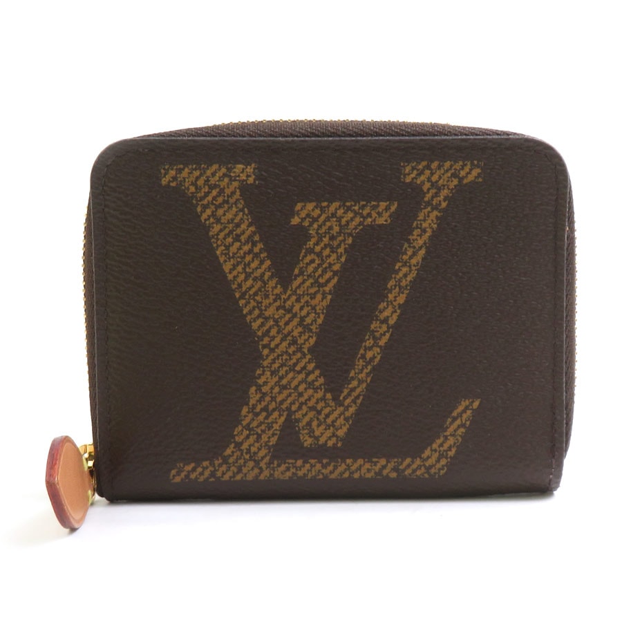 ルイ ヴィトン LOUIS VUITTON コインケース モノグラム ジャイアント ジッピーコインパース/モノグラム ジャイアント ブラウン ユニセックス M67690【中古】 h32420i