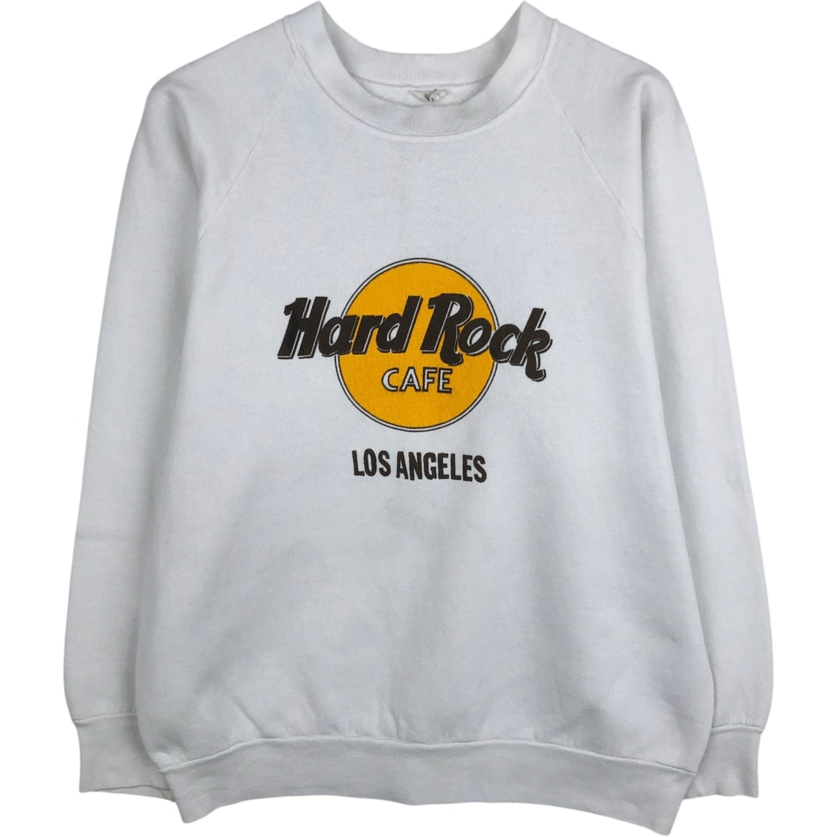 古着 90年代 フルーツオブザルーム FRUIT OF THE LOOM HARD ROCK CAFE ハードロックカフェ アドバタイジング スウェットシャツ トレーナー USA製 メンズL相当 ヴィンテージ/eaa618887