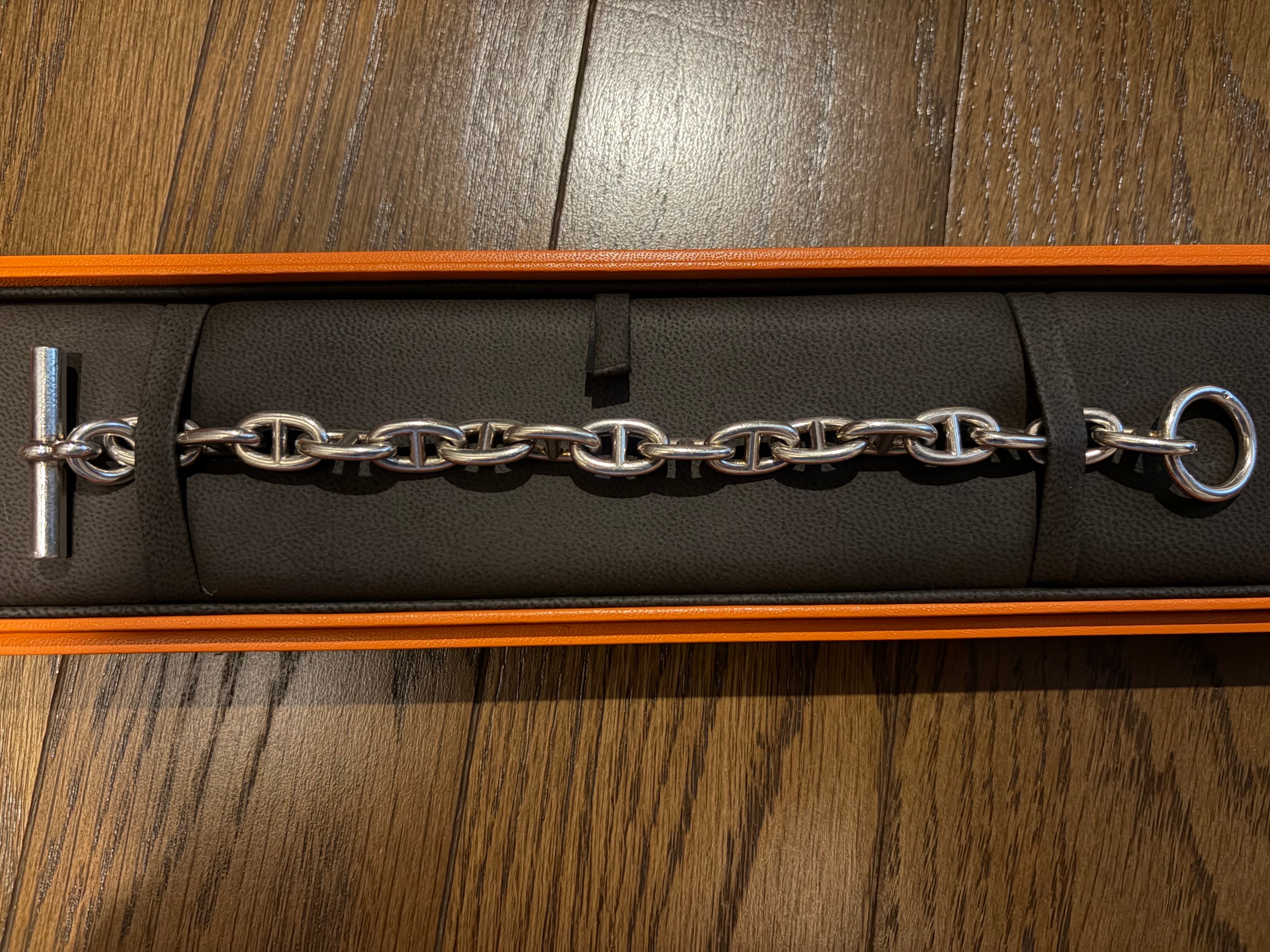 Hermes Chaine D'ancre MM Bracelet "Silver"