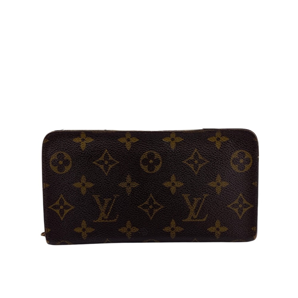 ルイヴィトン LOUIS VUITTON 長財布 モノグラム ポルトモネジップ ラウンドファスナー M61727 ブラウン