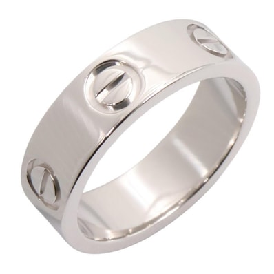 カルティエ CARTIER ラブリング リング・指輪 ジュエリー K18WG(ホワイトゴールド) レディース シルバー系 【中古】