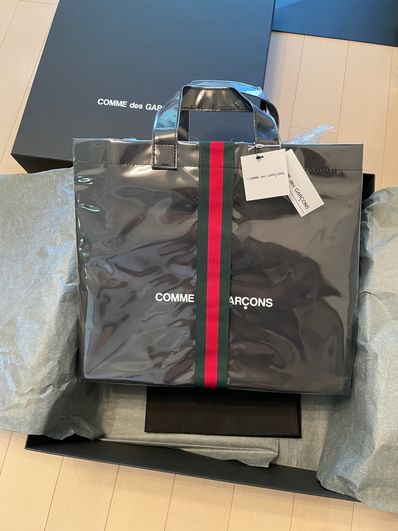 COMME des GARCONS x Gucci PVC Tote Bag "Black"