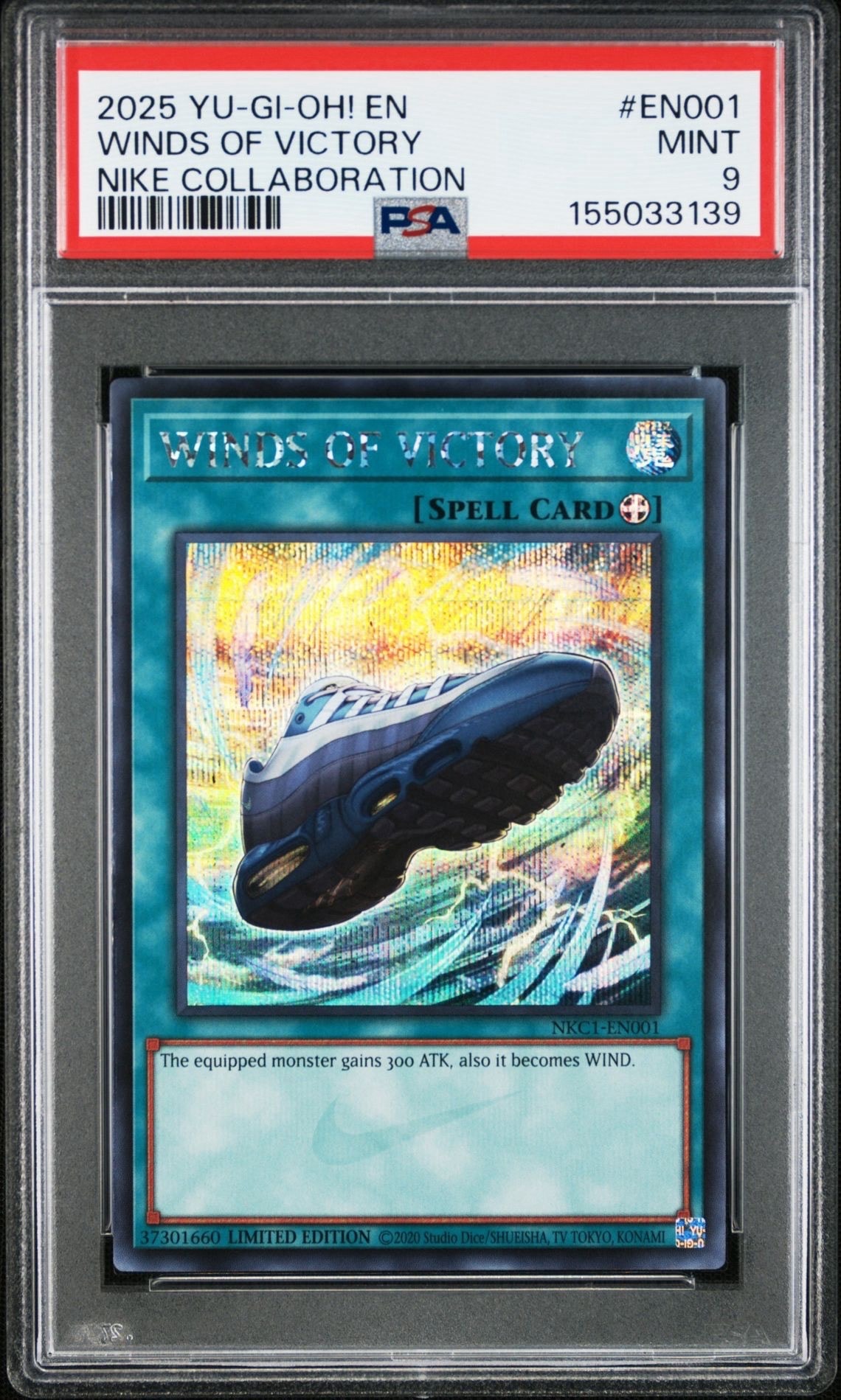 WINDS OF VICTORY SE [NKC1-EN001](遊戯王 x ナイキ エアーマックス 95 QS エアーマッスル 付属カード)