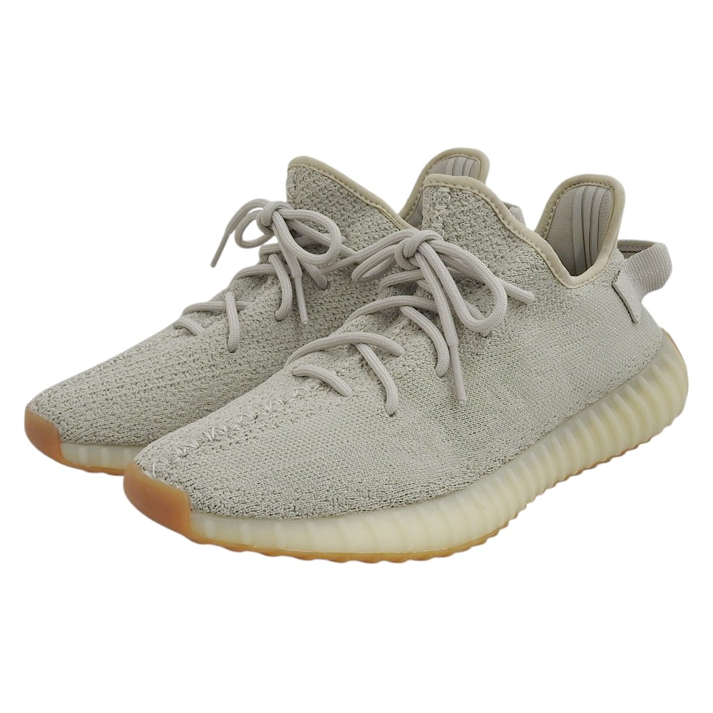 アディダス 美品 イージーブースト 350V2 スニーカー シューズ メンズ グレー 27.5cm F99710 27.5