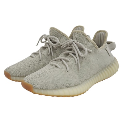 アディダス 美品 イージーブースト 350V2 スニーカー シューズ メンズ グレー 27.5cm F99710 27.5