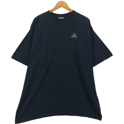 古着 アディダス adidas ワンポイントロゴTシャツ USA製 メンズXL相当/eaa562941