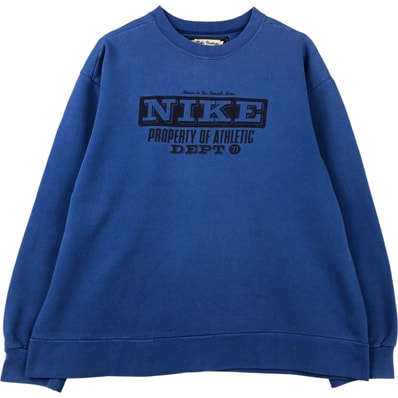 古着 ナイキ NIKE ロゴスウェットシャツ トレーナー USA製 メンズL相当/eaa614770