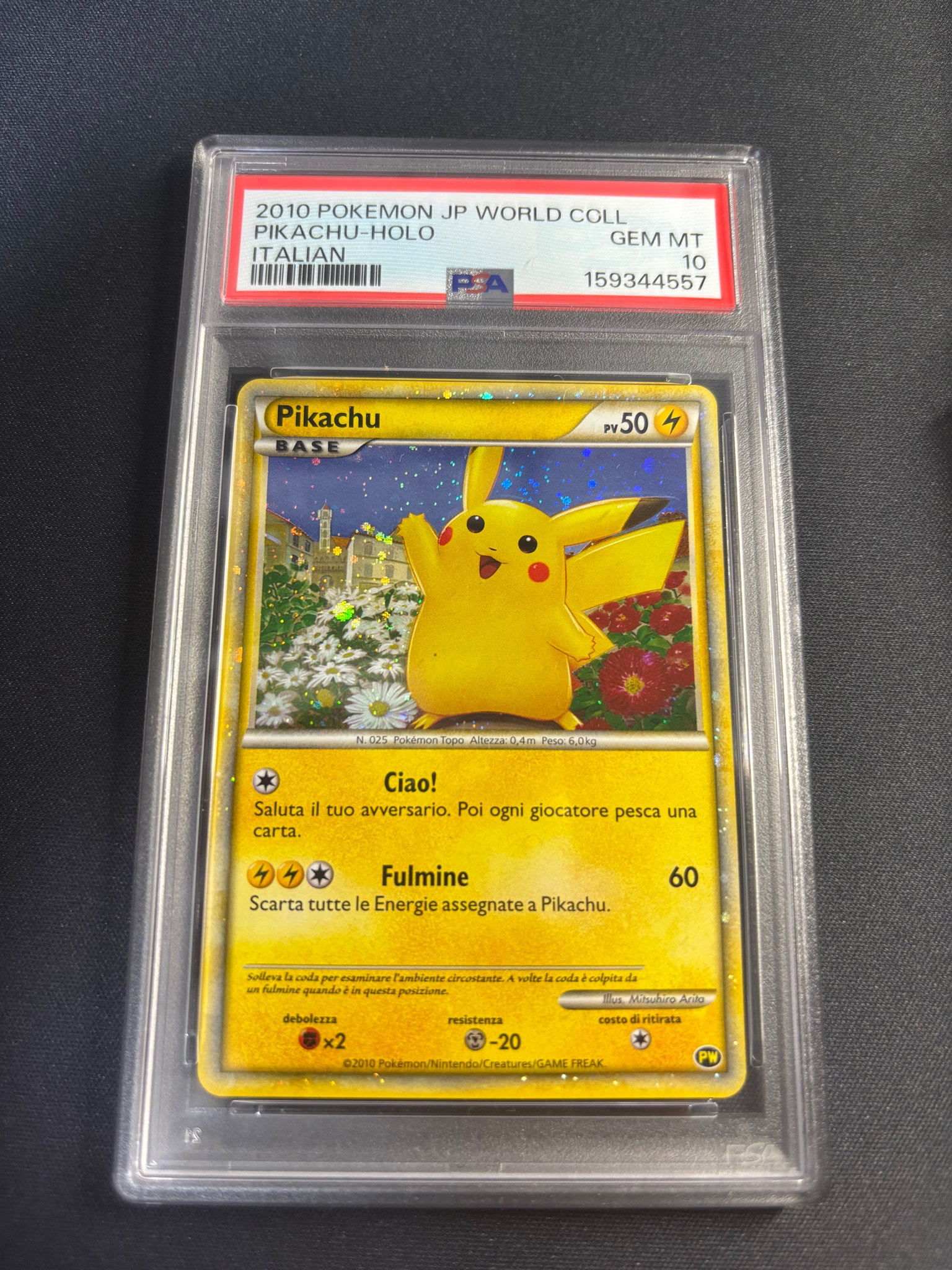 ピカチュウ イタリア [PW](ポケモンカード LEGEND「ピカチュウ ワールド」)