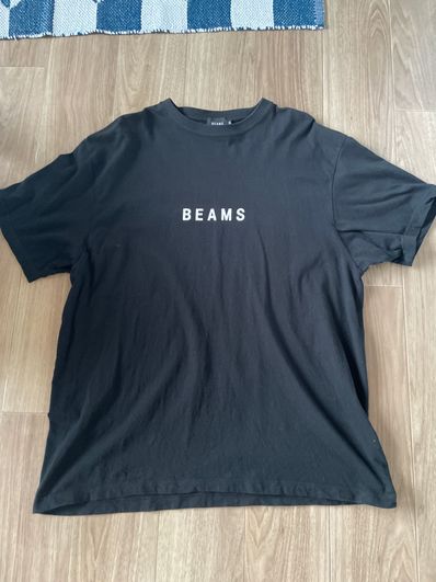 Beams Logo T-Shirts Black