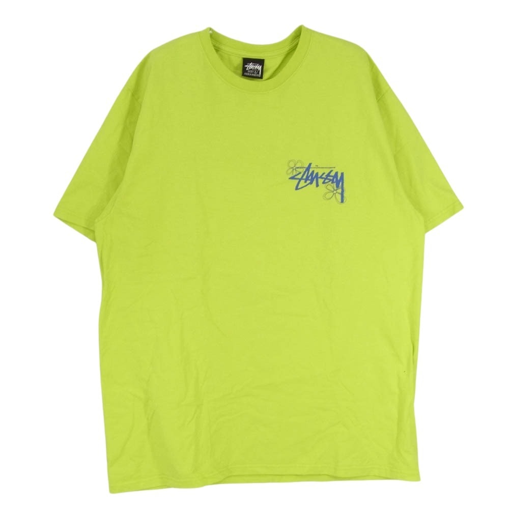 STUSSY ステューシー Tシャツ 23SS SUMMER LB TEE サマー LB ロゴ 半袖 Tシャツ グリーン系 L【中古】