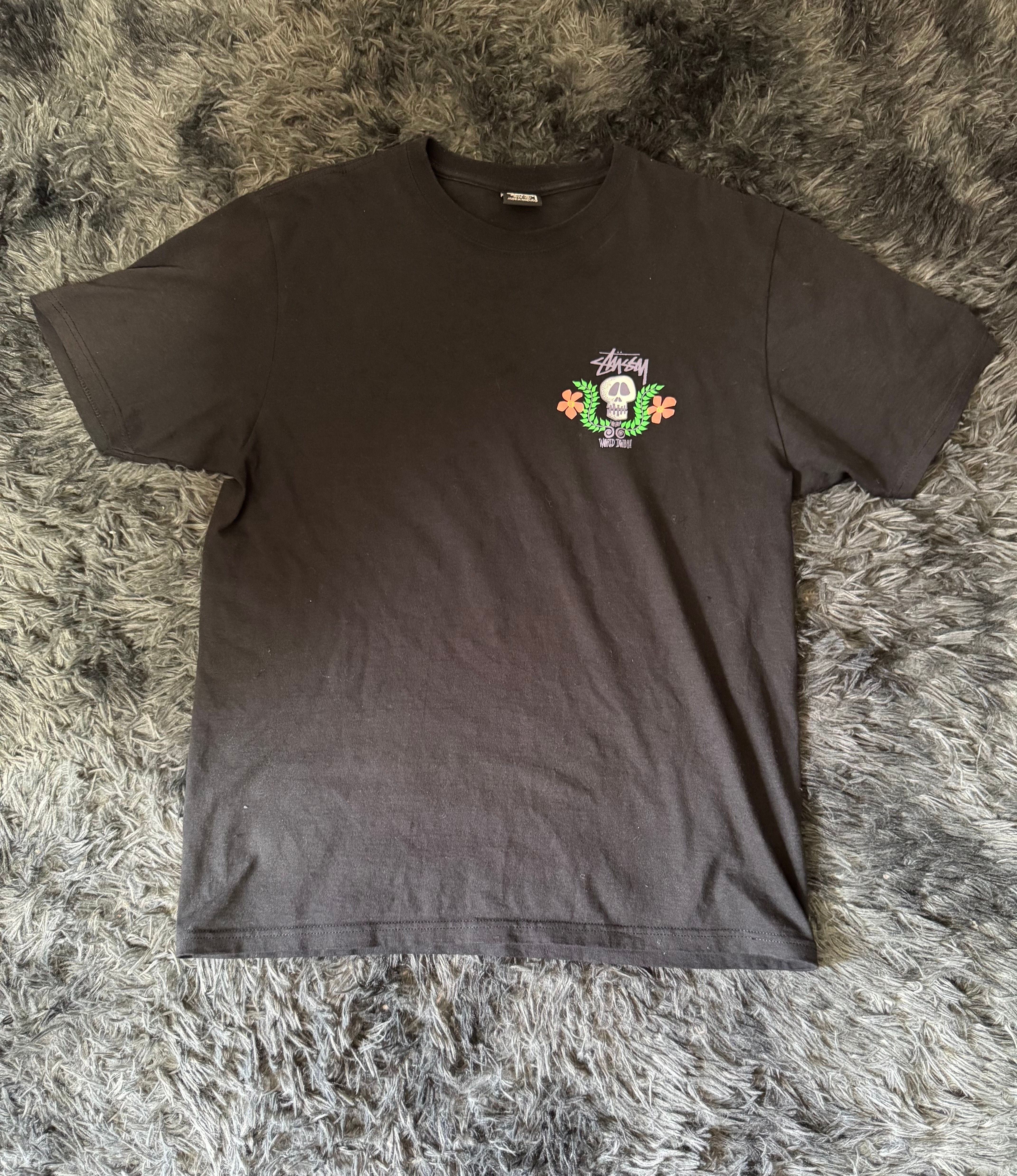 Stussy Skull Crest Tee "Black"