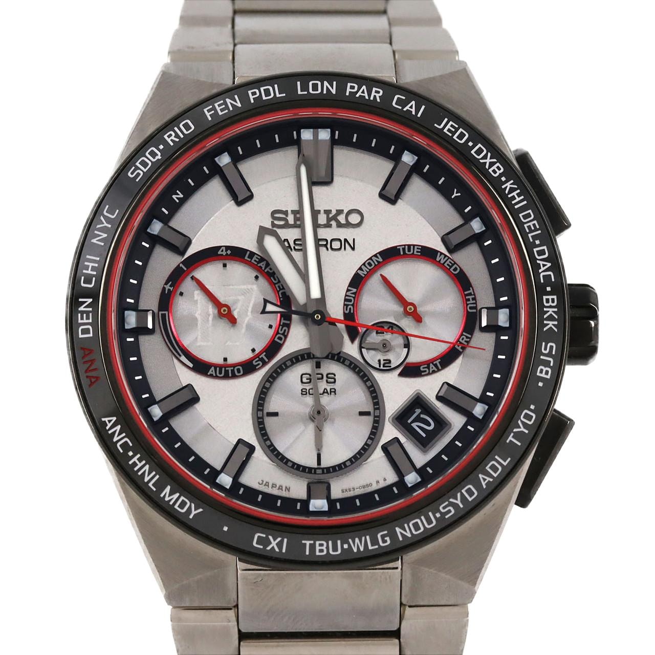 セイコー アストロンGPS 電波時計・大谷翔平 LIMITED 5X53-0BX0/SBXC125 TI ソーラークォーツ