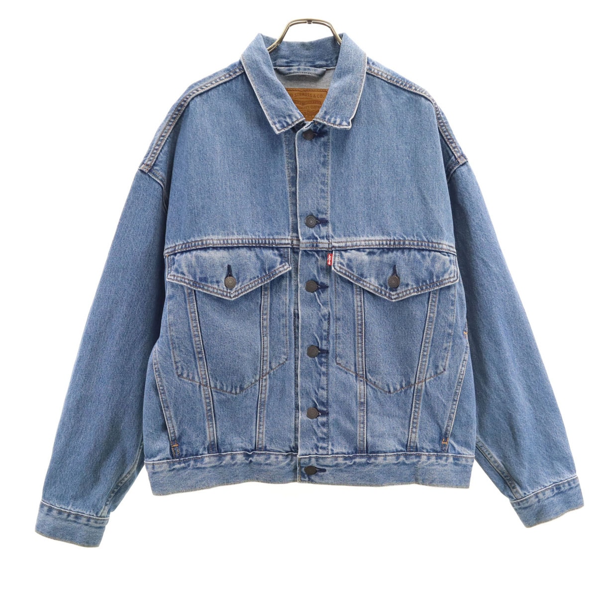 Levi's リーバイス STAY LOOSE デニムジャケット S ウォッシュブルー ジージャン トラッカー