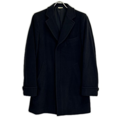 コムデギャルソンオムドゥ DT-C002 17年製 ブラック ウール チェスターコート S