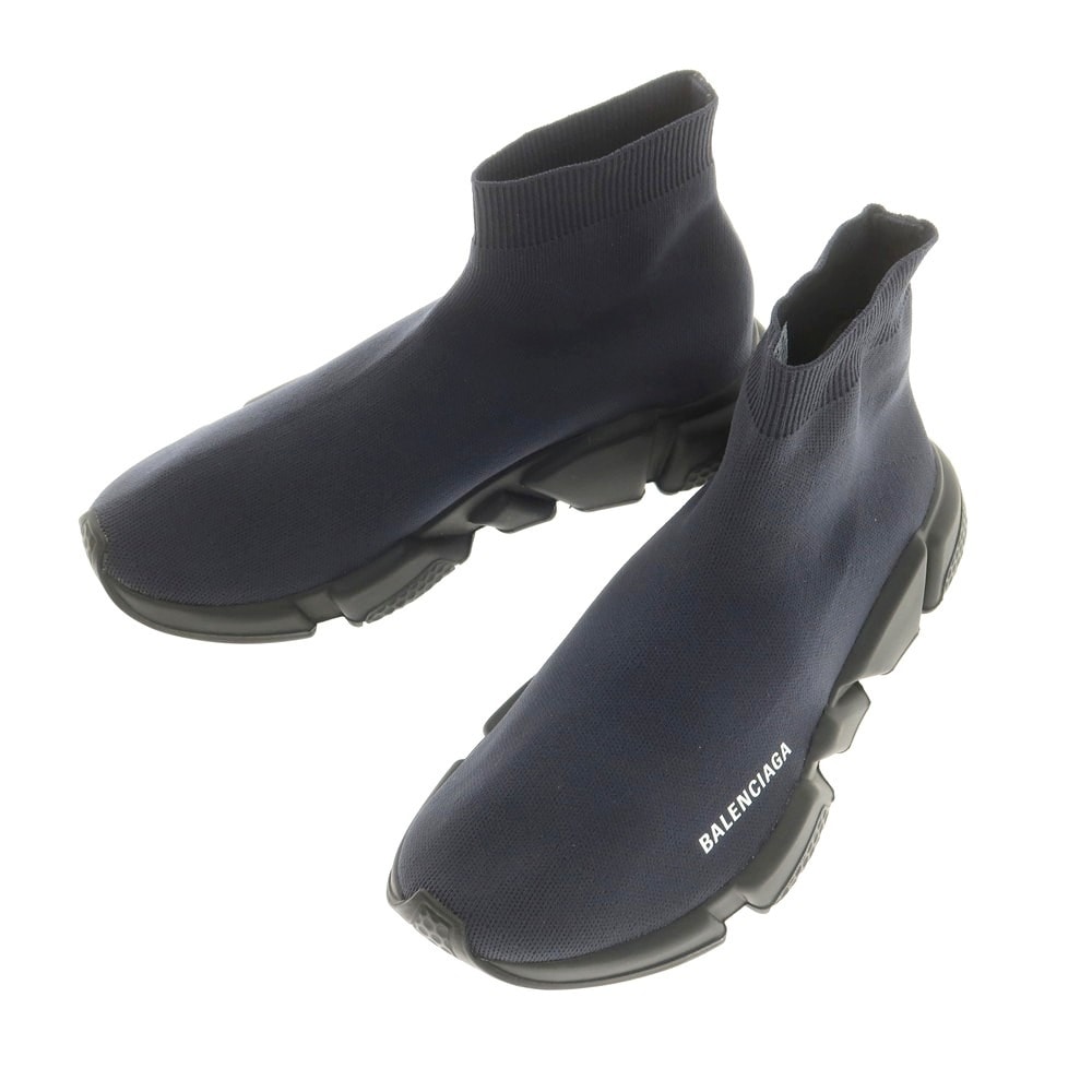 【中古】【未使用】バレンシアガ BALENCIAGA SPEED LT SNEAKER スニーカー ダークネイビー【サイズ42】【メンズ】