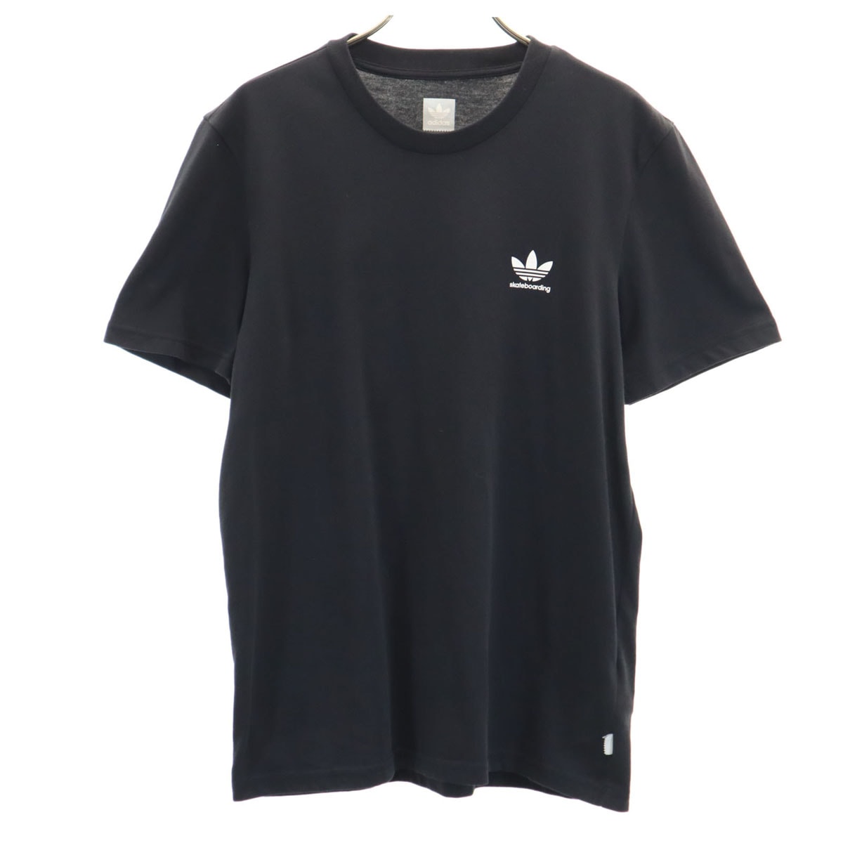 adidas Originals アディダスオリジナルス トレフォイルロゴ 半袖 skateboarding Tシャツ M ブラック