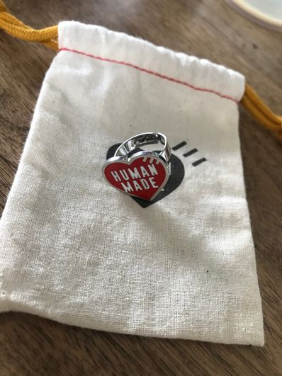 HUMAN MADE HEART RING "Red"