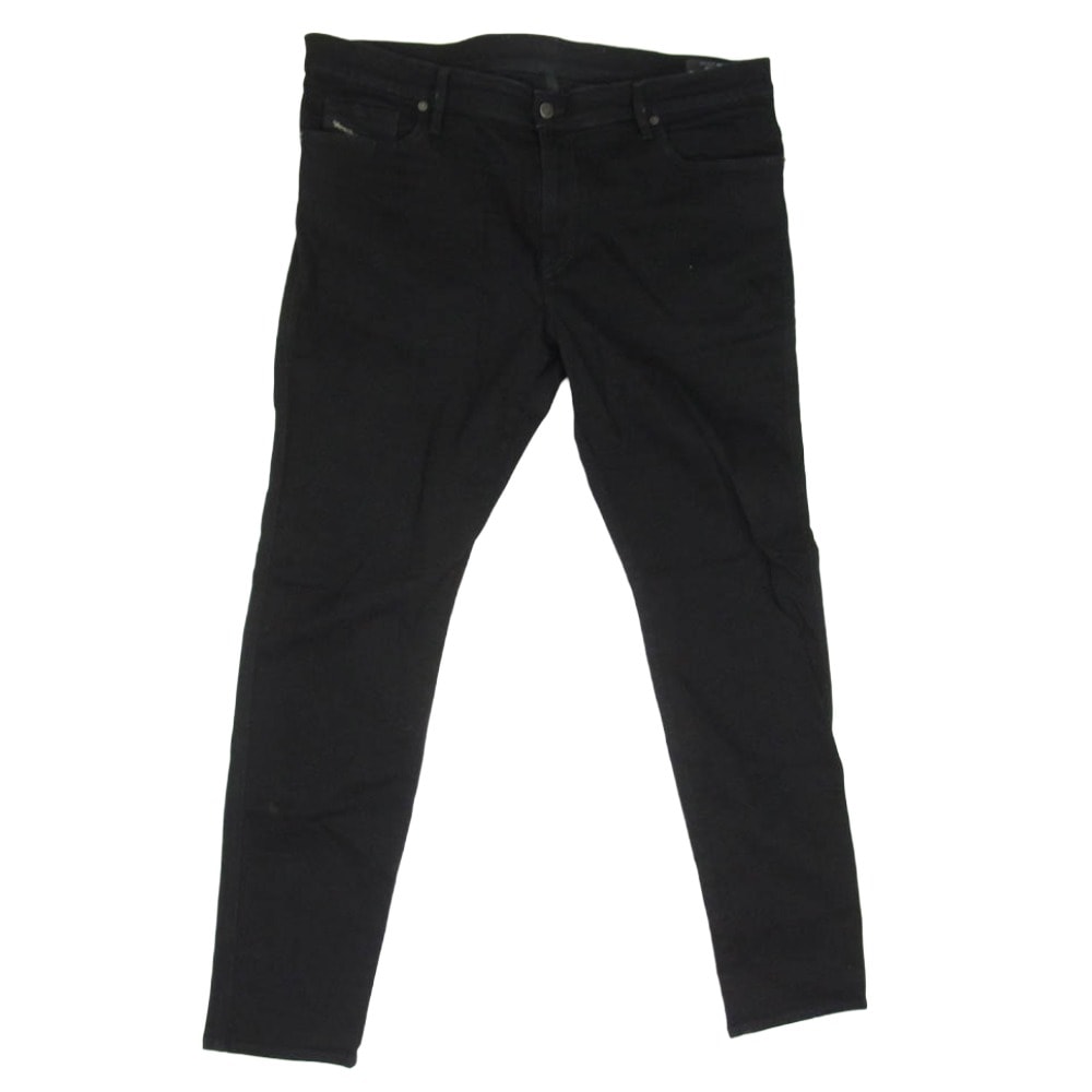 DIESEL ディーゼル 069EF STRETCH D-ISTORT ストレッチ スキニー ジップフライ コットン パンツ W40 ブラック系 40【中古】