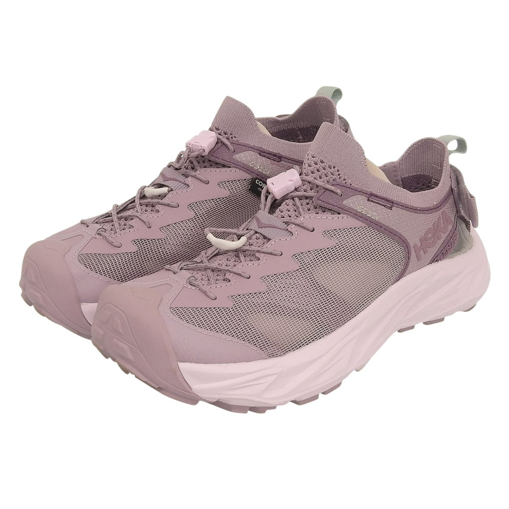 ホカオネオネ 美品 W HOPARA 水陸両用 マウンテンサンダル シューズ レディース ライトパープル 25cm 8(US)