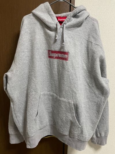 Supreme Inside Out Box Logo Hooded Sweatshirt "Heather Grey"