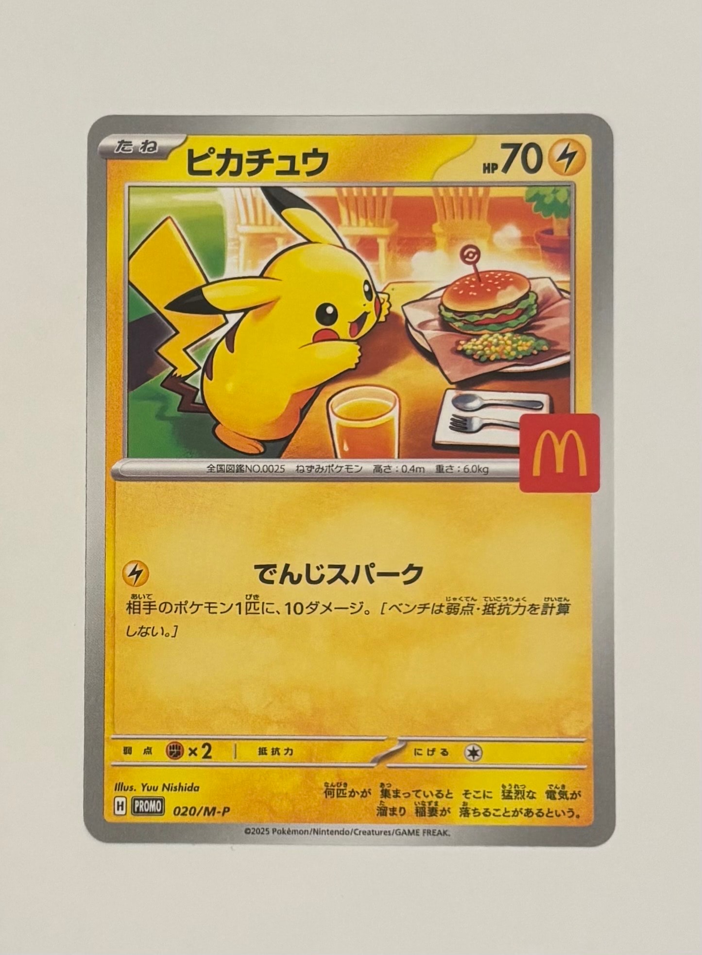 PSA10】ピカチュウ P [M-P 020](プロモカードパック「マクドナルド