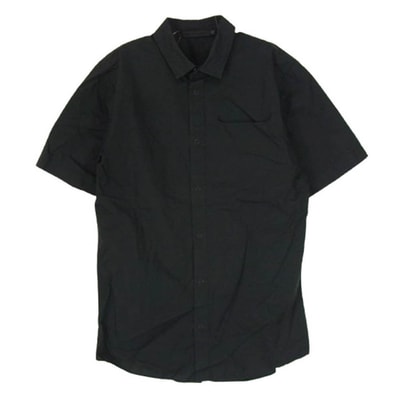 Alexander Wang アレキサンダーワン 半袖シャツ ポケット レギュラー スナップ 半袖シャツ ブラック系 46【中古】