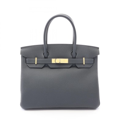 エルメス HERMES バーキン30 グリミスティ ハンドバッグ バッグ トゴ トゴ レディース グレー系 【中古】