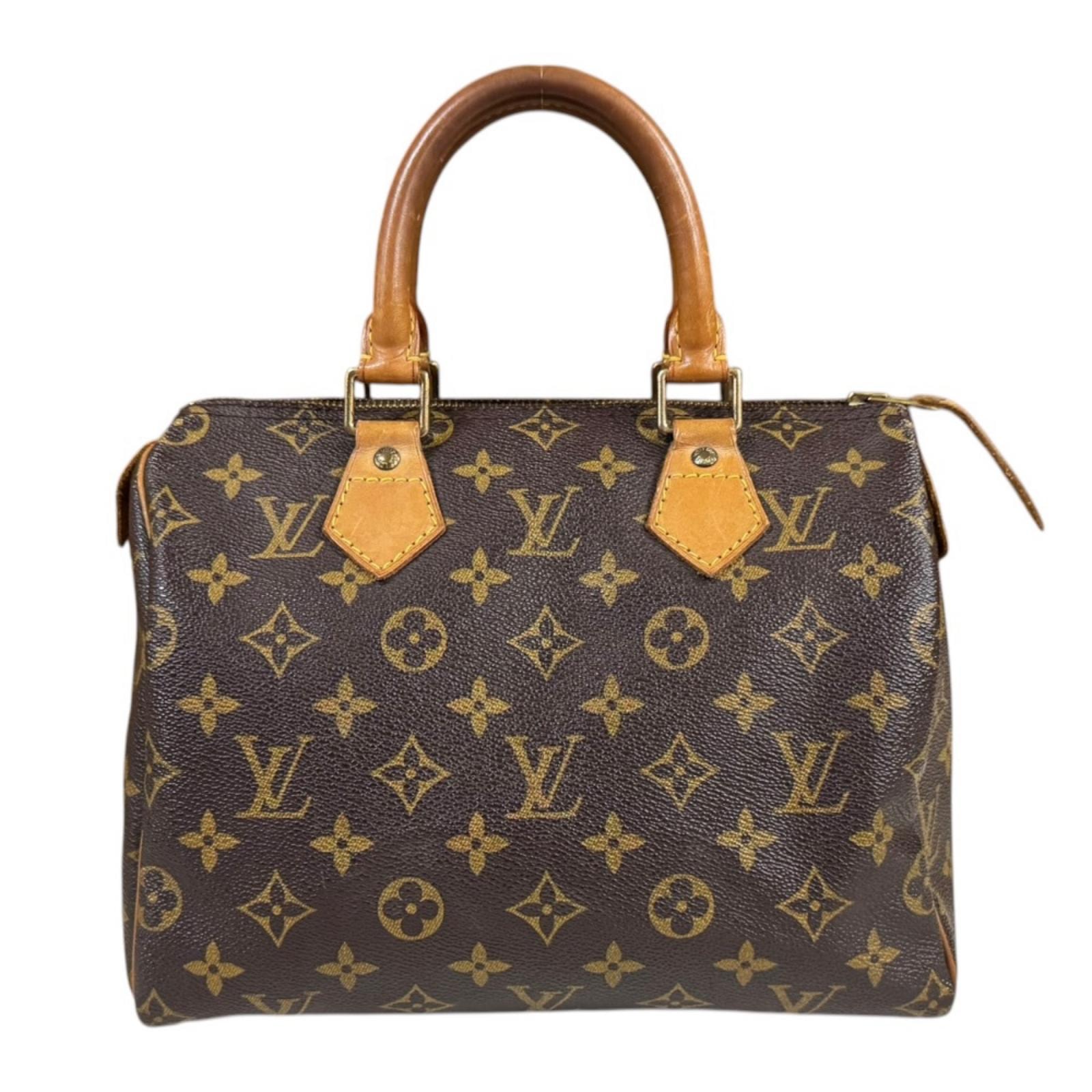 ルイヴィトン スピーディ25 モノグラム ハンドバッグ モノグラムキャンバス M41528 ブラウン レディース LOUIS VUITTON 中古
