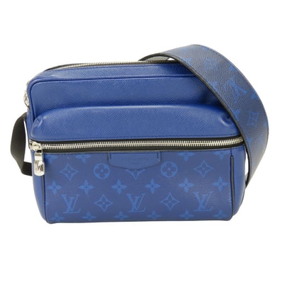 【中古】 ルイ・ヴィトン ショルダーバッグ アウトドア・メッセンジャーPM M30242 モノグラム タイガ コバルト 斜め掛け カジュアル 普段使い タイガラマ メンズ 男性 LOUIS VUITTON