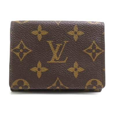 ルイ ヴィトン LOUIS VUITTON カードケース 名刺入れ モノグラム モノグラムキャンバス ブラウン ユニセックス M63801【中古】 r11206a
