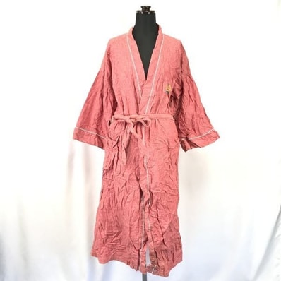 80s-90s Vintage★Christian Dior MONSIEUR★羽織り/バスローブ/ガウンコート/アウター【Mens size -1/pink/ピンク】jacket/ルームウェア◆BH225