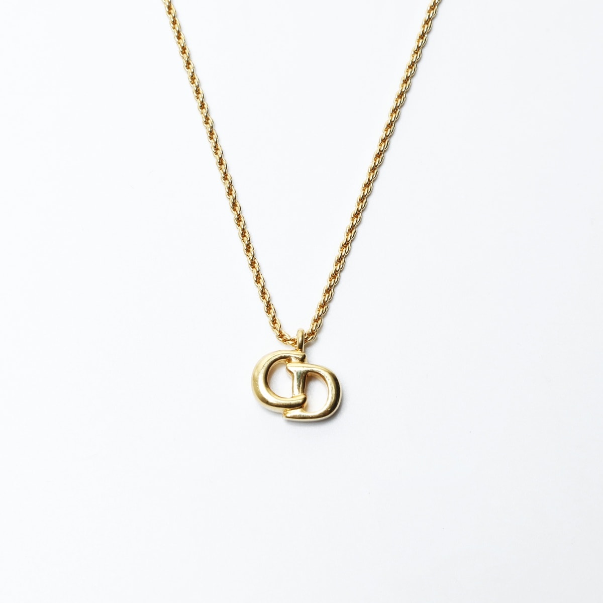 【クリスマス特別価格】 ディオール Dior CDロゴ ネックレス【中古】