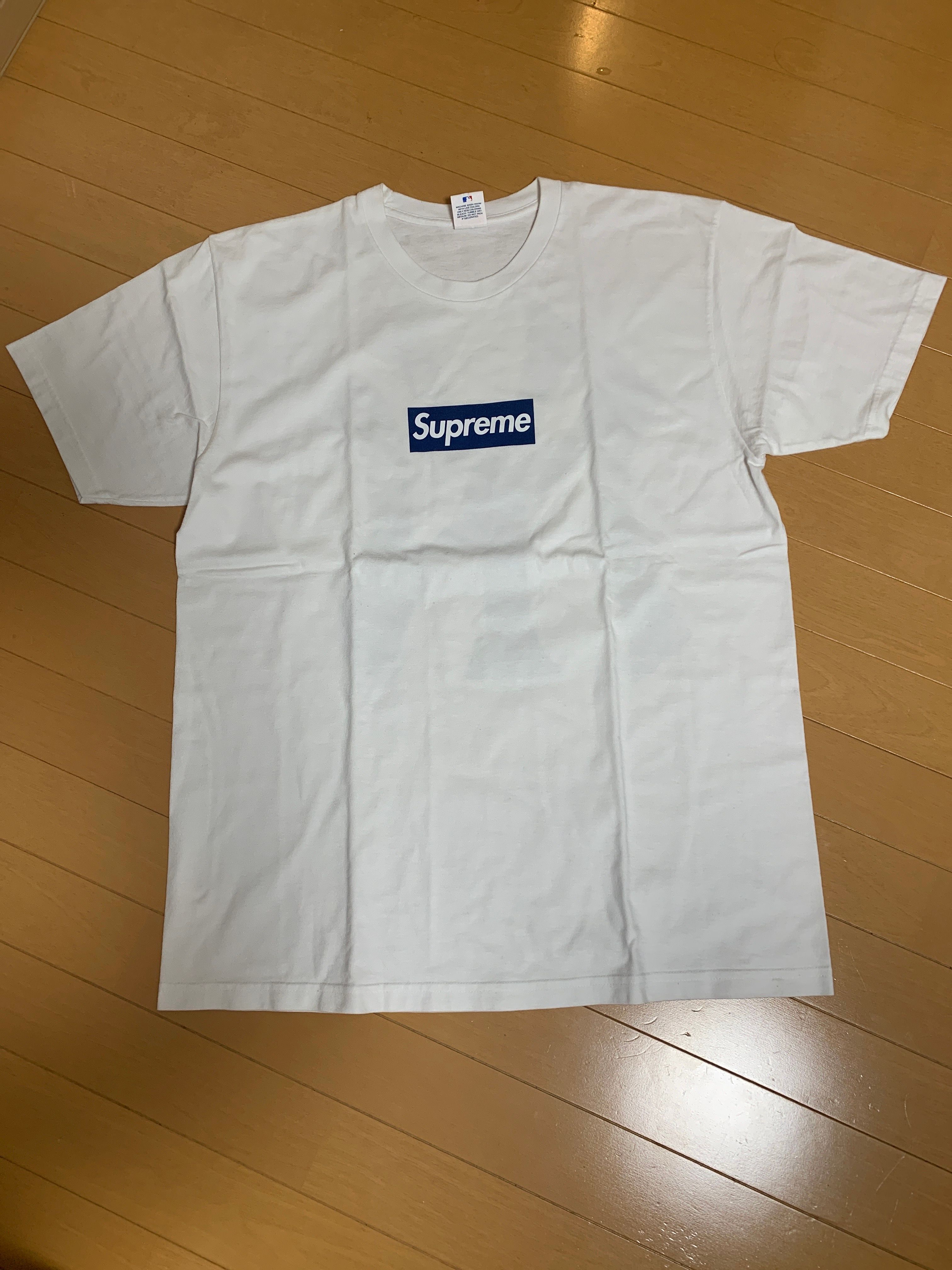 Supreme New York Yankees Box Logo Tee "White"