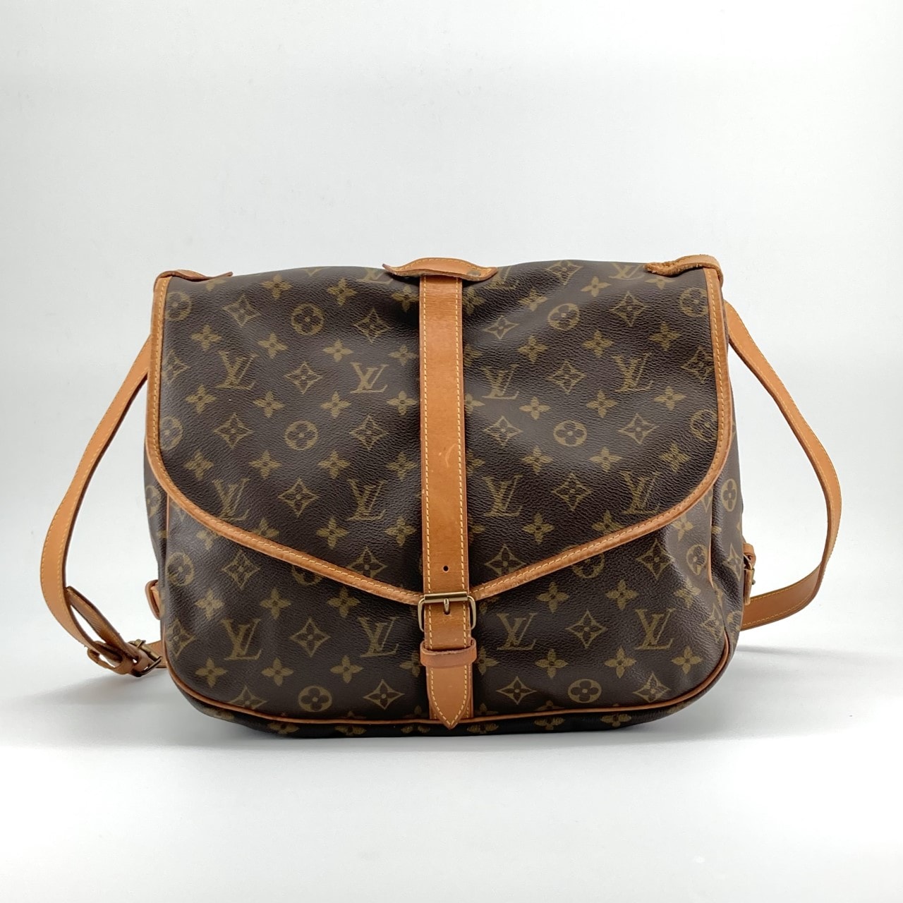 LOUIS VUITTON(ルイ・ヴィトン) ソミュール35 M42254 ショルダーバッグ ブラウン
