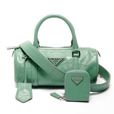 プラダ PRADA Nappa Vintege ミニ ボストンバッグ 2way レザー ショルダーバッグ【中古】