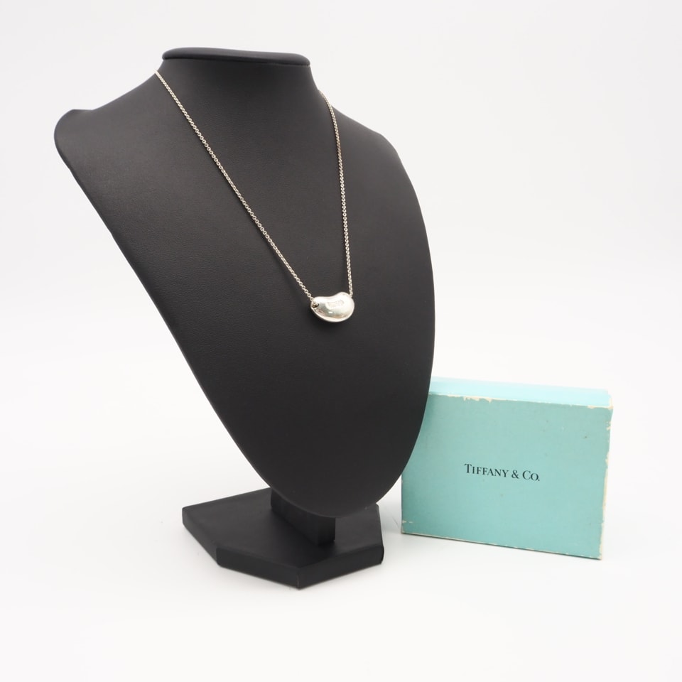 TIFFANY&Co. ティファニー エルサ ペレッティ ビーン ネックレス SV925 - ネックレス シルバー シルバー レディース