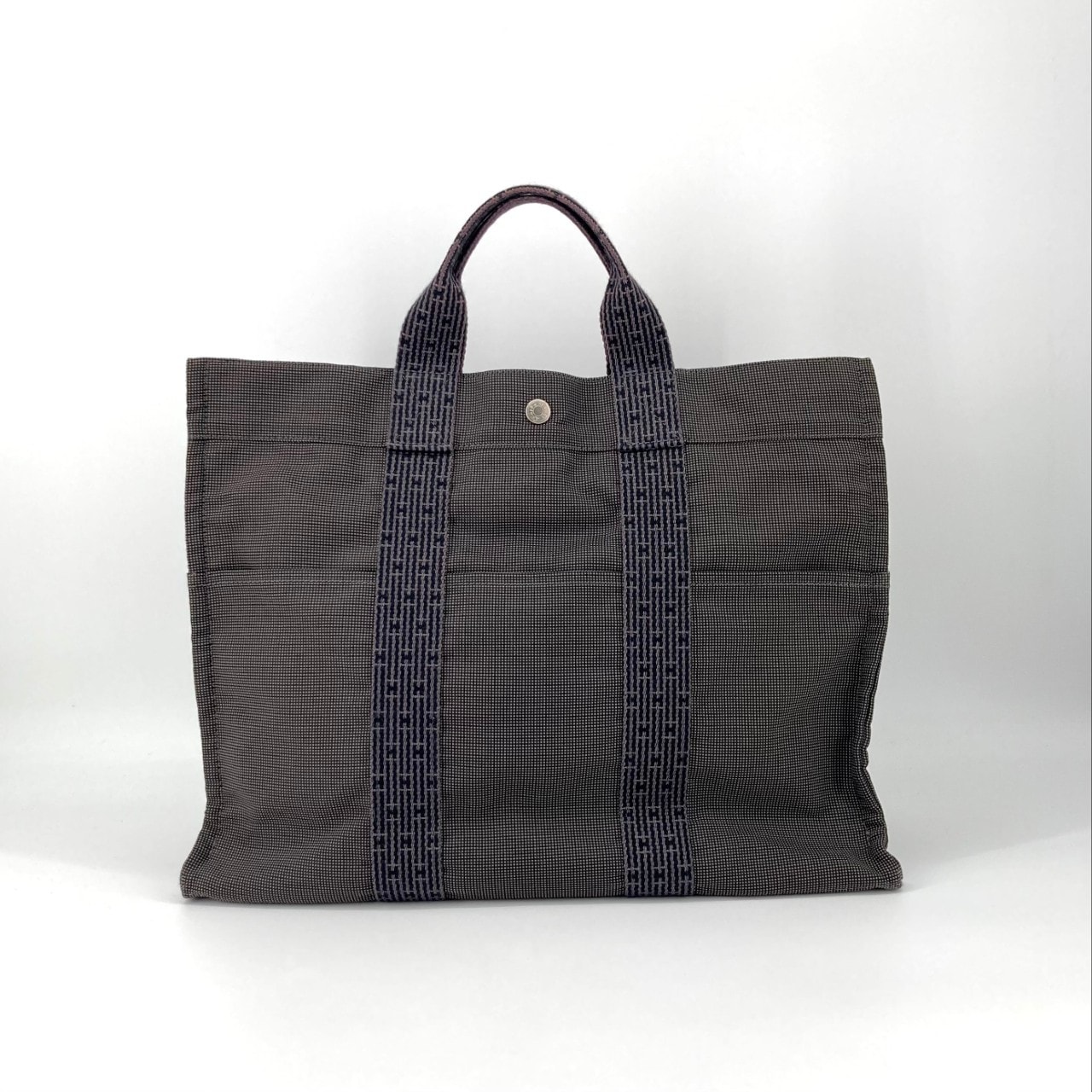 HERMES(エルメス) エールラインMM トートバッグ グレー