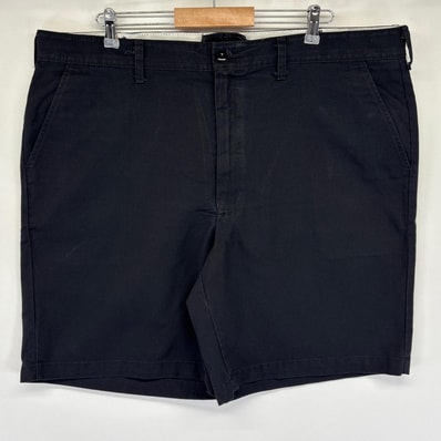 古着 レッドキャップ RED KAP ショートパンツ ワーク ハーフ ショーツ ワンポイントロゴ 大きいサイズ w44 ブラック メンズ