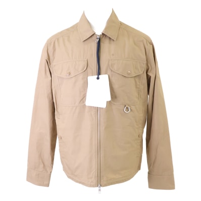 モンクレール 新品同様 25年製 CAMICIA ジップアップシャツジャケット M