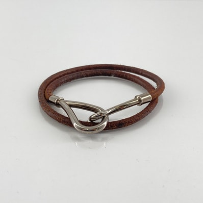 HERMES(エルメス) ジャンボ ブレスレット ブラウン