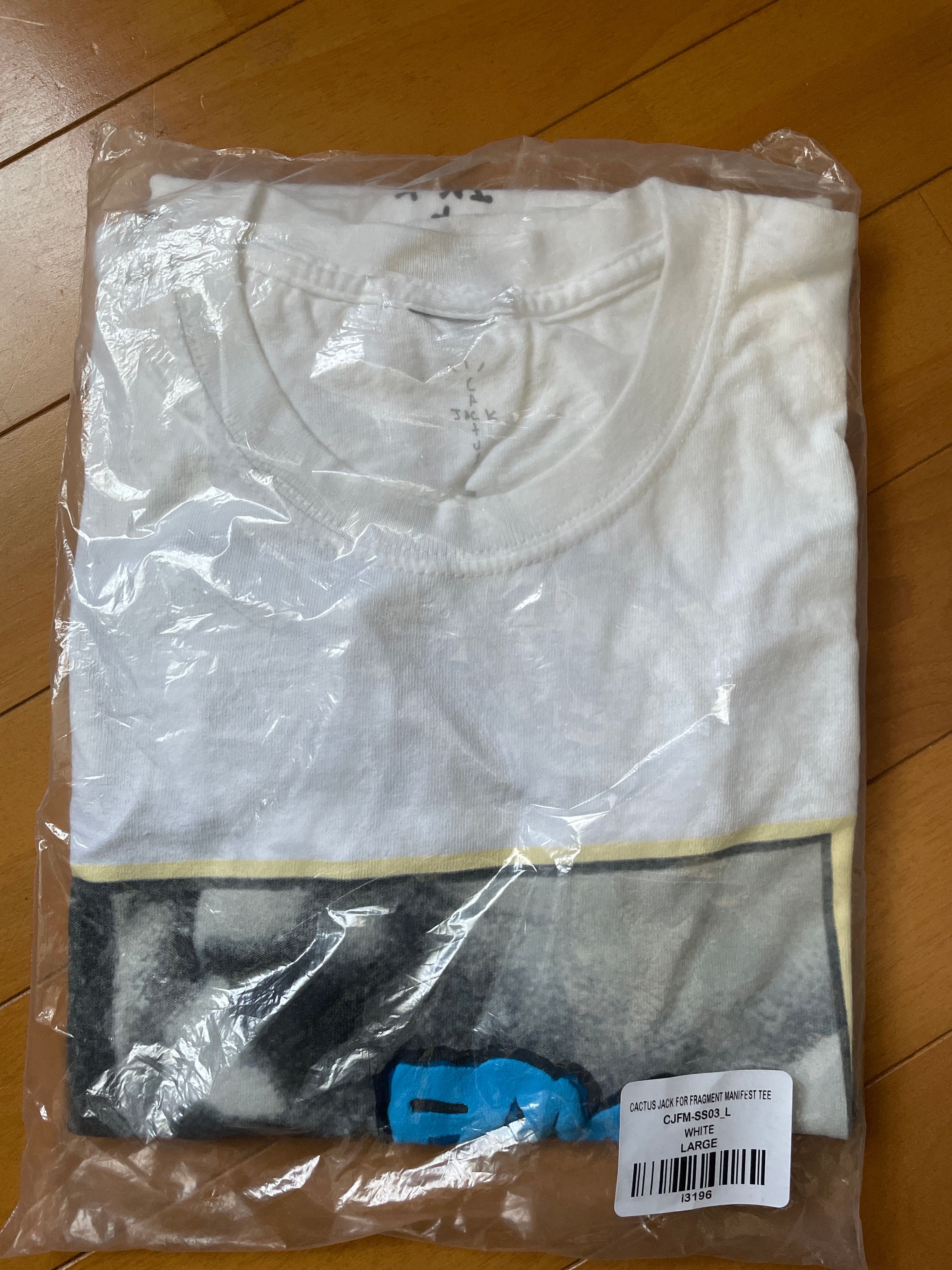 Travis Scott Cactus Jack For Fragment Manifest Tee "White"