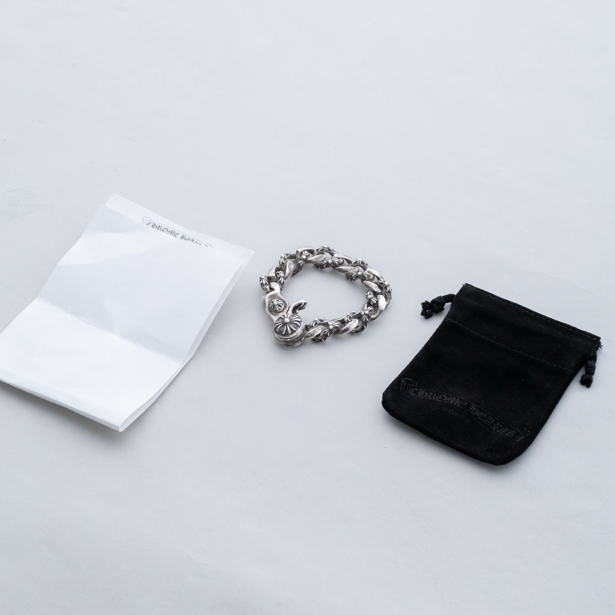 Chrome Hearts Fancy Chain Clip Bracelet "Silver"
