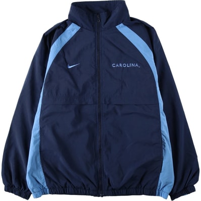 古着 00年代 ナイキ NIKE NORTH CAROLINA ノースカロライナ大学 カレッジ ウインドブレーカー メンズL相当/eaa634306