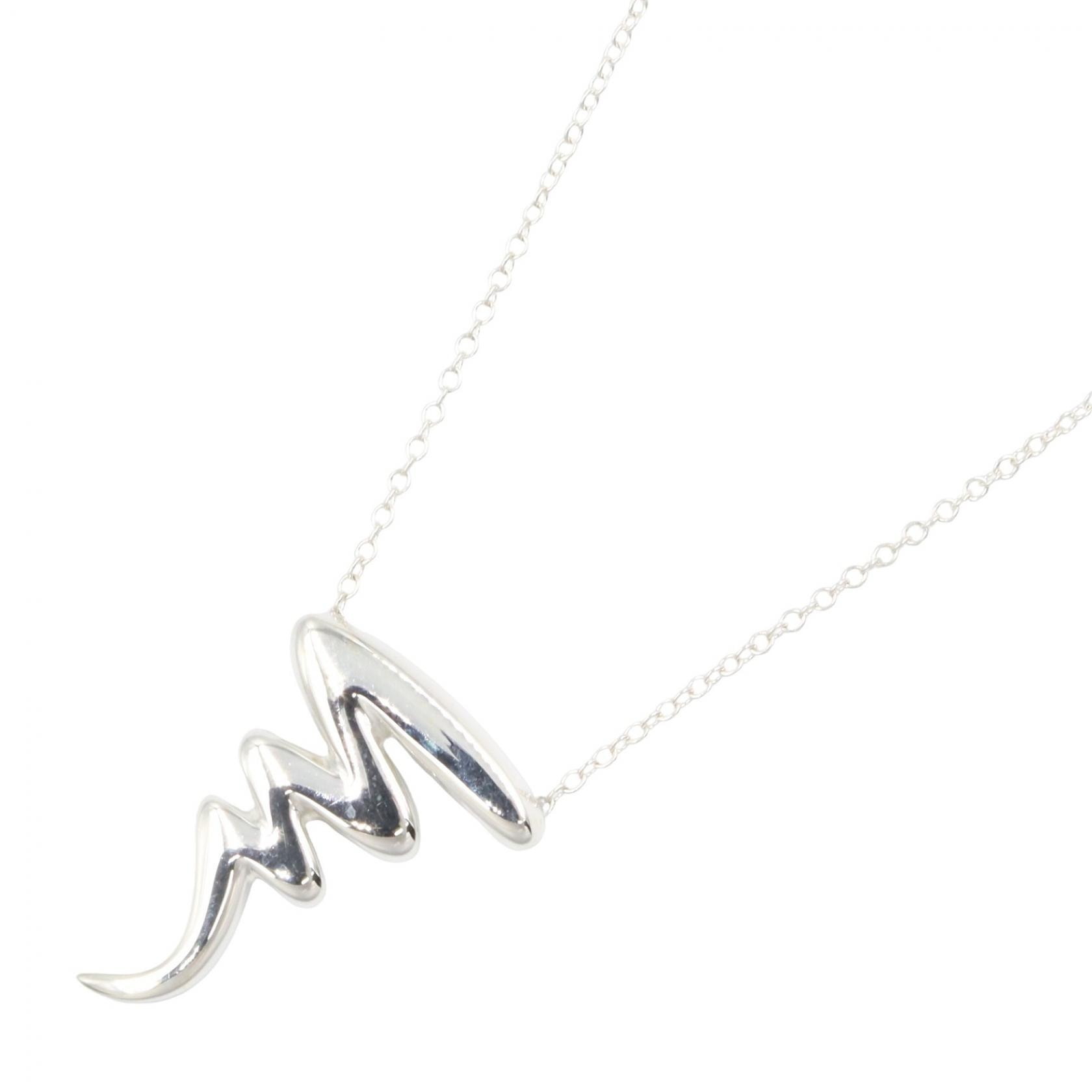 ティファニー TIFFANY&CO スクリブル ネックレス ネックレス ジュエリー シルバー925 レディース シルバー系 【中古】