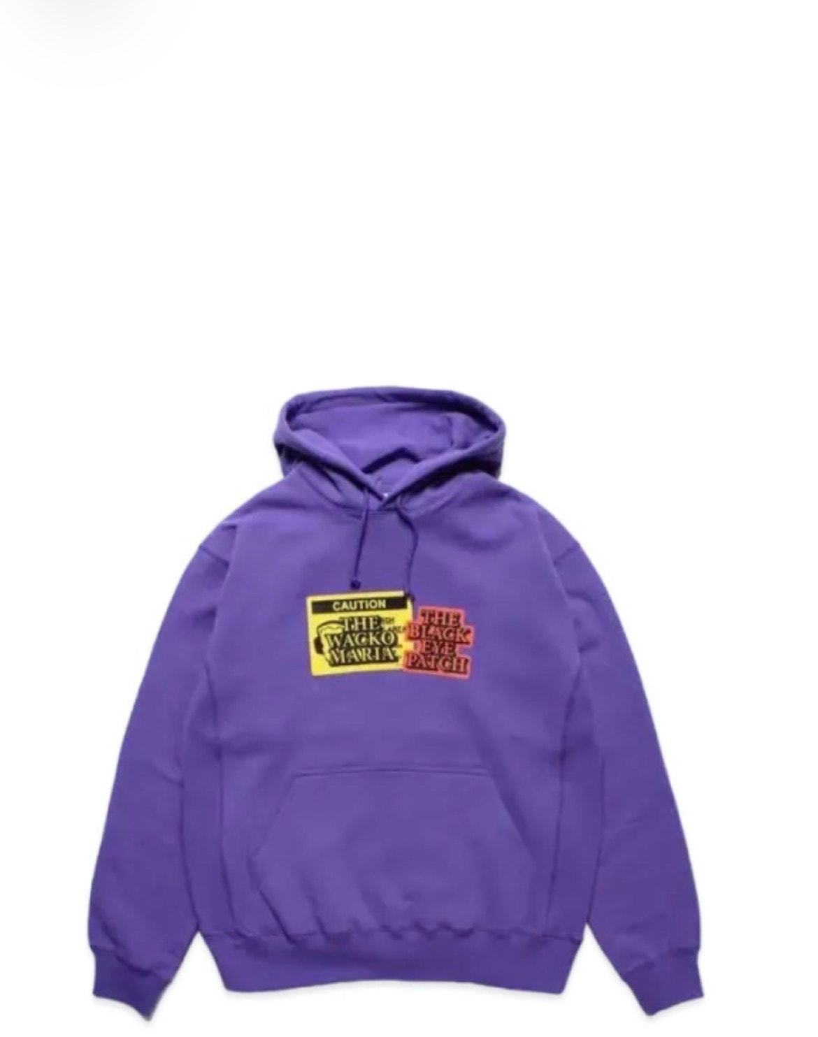 Black Eye Patch WACKO MARIA Pull Over Hooded Sweat Shirt "Purple"