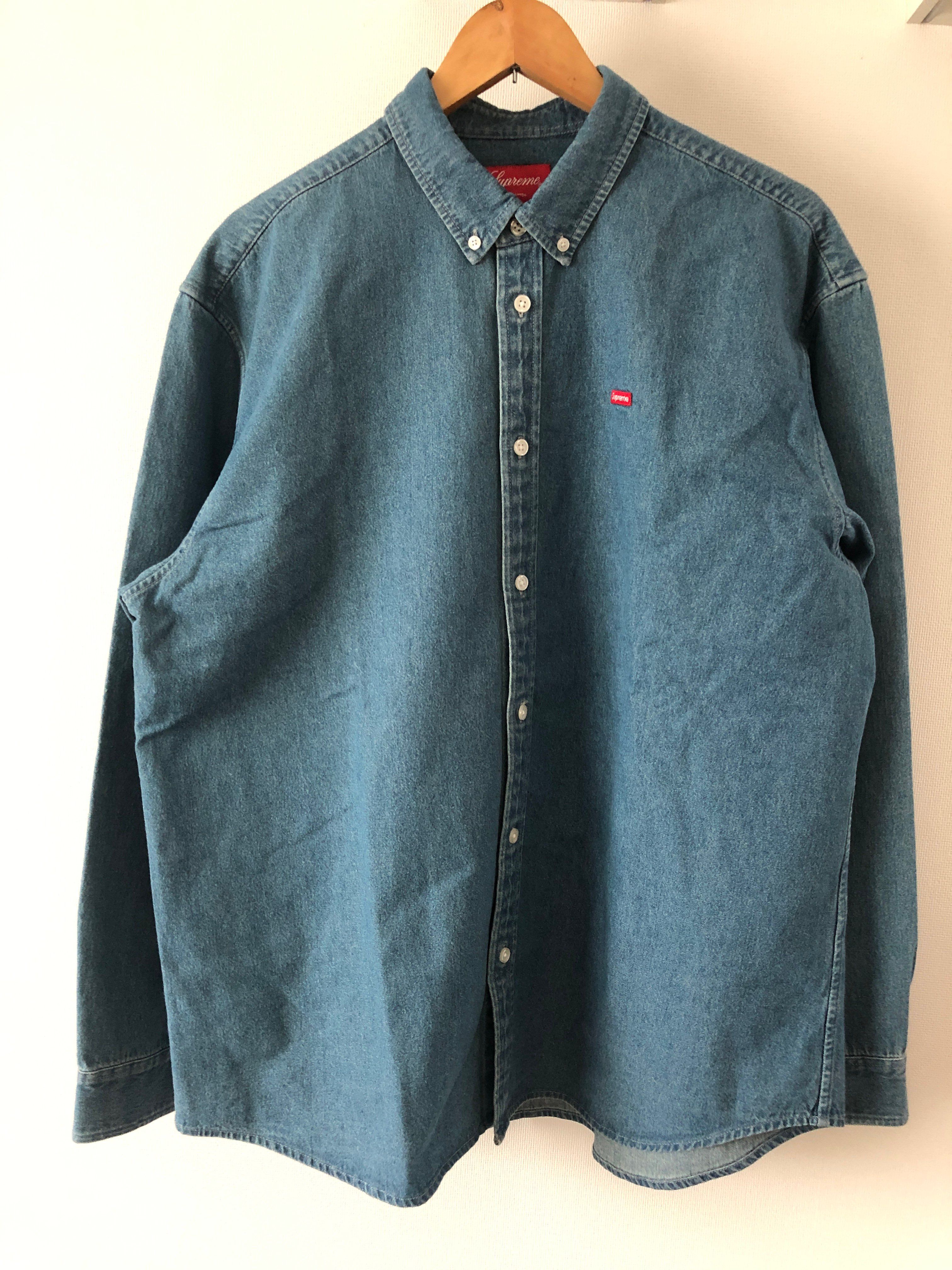 Supreme Small Box Twill Shirt "Denim"