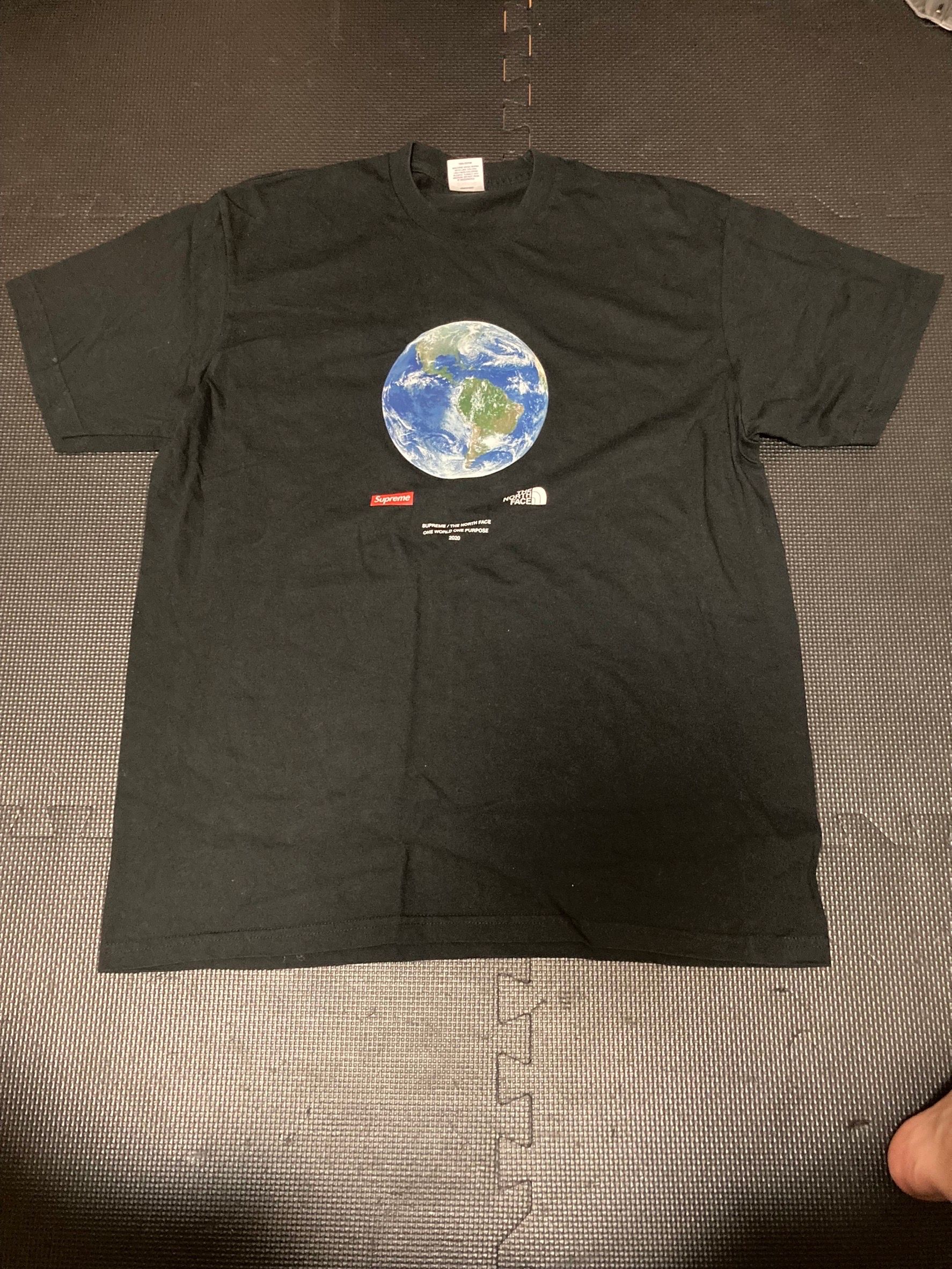 Supreme x The North Face One World Tee "Black"