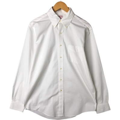 古着 ブルックスブラザーズ Brooks Brothers 346 長袖 ボタンダウンシャツ メンズL相当/eaa547528