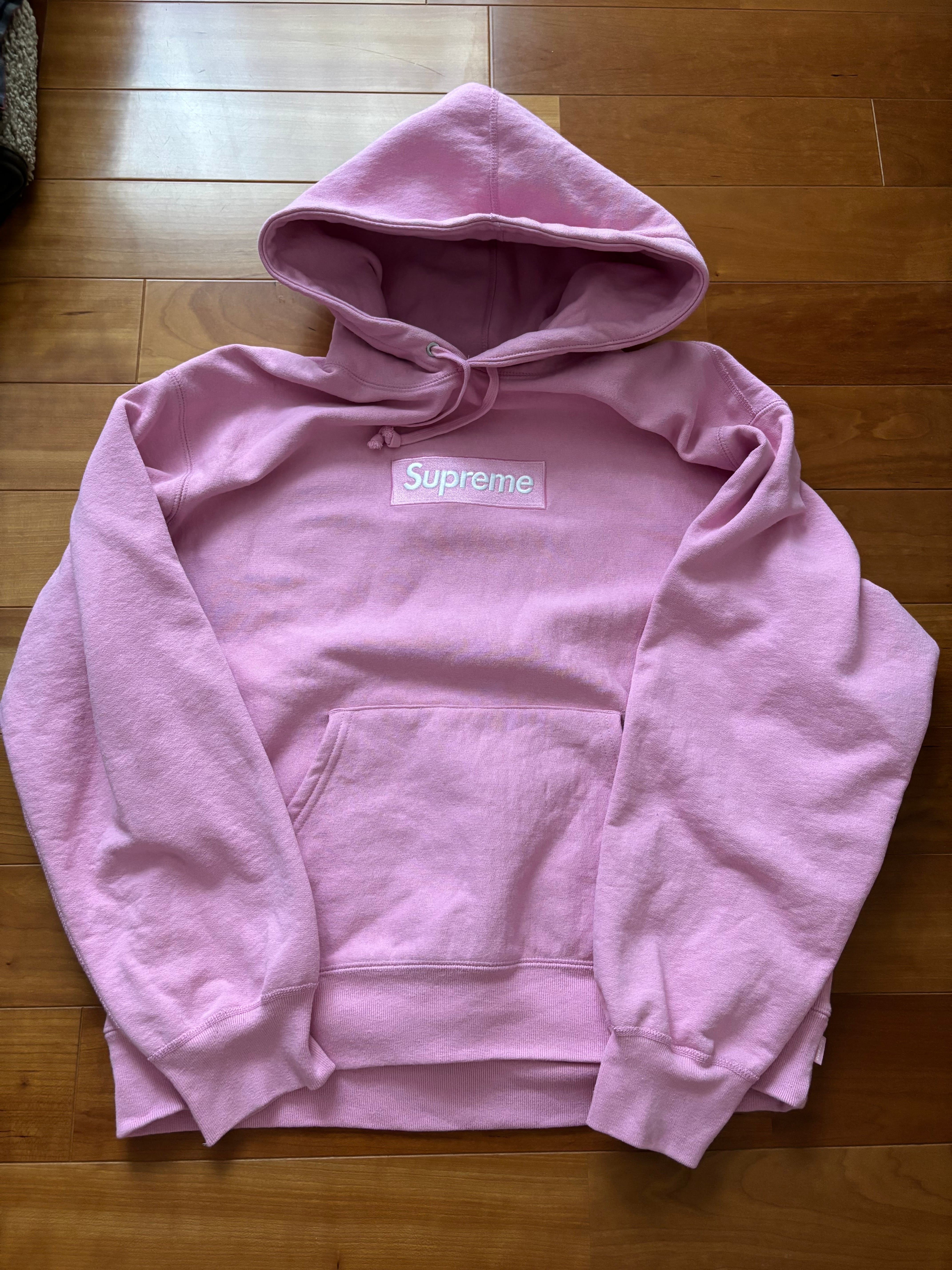Supreme Box Logo Hooded Sweatshirt "Pink" (24FW)